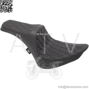Drag Specialties Predator III Black Diamond Seat Harley Softail FXST FLST 84-99 (For: Harley-Davidson)