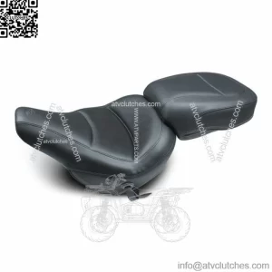 Mustang Standard Touring Solo Vinyl Driver Seat Harley Softail FLHC FLDE 18+ M8 (For: Harley-Davidson)