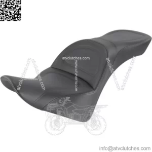 Saddlemen Black Explorer Smooth 2 Up Gel Core Comfort Seat Harley Softail 18-20 (For: Harley-Davidson)