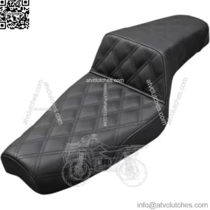 Saddlemen Step 2 Up Lattice Stitch Black Seat 4.5 Tank Harley 2004+ XL Sportster (For: Harley-Davidson)