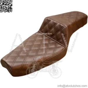 Saddlemen Step 2 Up Brown Lattice Stitch LS Seat Harley 1979-2003 XL Sportster (For: Harley-Davidson)
