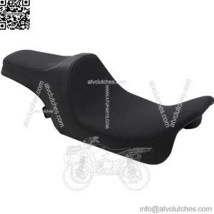 Predator III Slip Stop Seat Smooth Black Vinyl Foam Core 2008+ Harley Touring (For: Harley-Davidson)