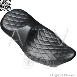 Le Pera Super Villain Diamond Stitch 2 Up Lepera Seat 2008-2020 Harley Touring (For: Harley-Davidson)