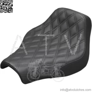 Saddlemen Black Renegade Lattice Stitch Driver Solo Seat Harley 18+ FXBB FXST M8 (For: Harley-Davidson)