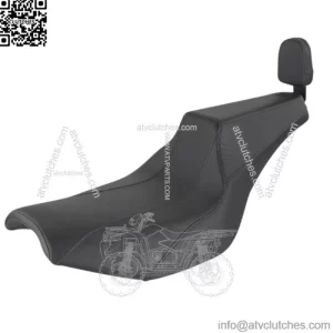 Saddlemen Black FXR Division Signature Series Seat 1982-2000 Harley Super Glide (For: Harley-Davidson)