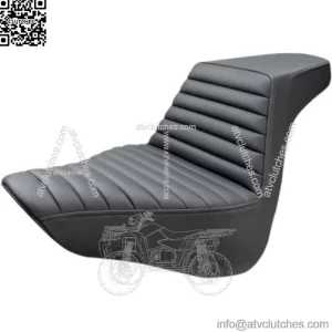 Saddlemen Black Step 2 Up Tuck And Roll TR Seat Harley Softail 18+ Fat Boy M8 (For: Harley-Davidson)