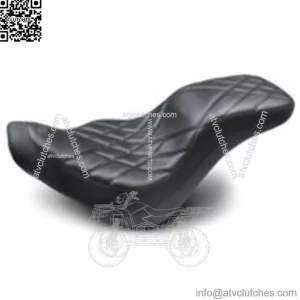 Mustang Black Day Tripper Front Driver Seat Harley Low Rider Sport Glide 2018+ (For: Harley-Davidson)
