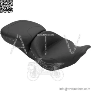 Mustang Super Touring One Piece 2 Up Studded Seat 97-07 Harley Bagger FLHR FLHX (For: Harley-Davidson)