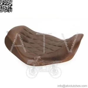 Mustang Wide Tripper Solo Seat Distressed Brown Diamond Pattern Harley Touring (For: Harley-Davidson)
