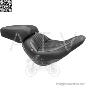 Mustang Black Standard Touring Passenger Seat Harley Low Rider Sport Glide 2018+ (For: Harley-Davidson)