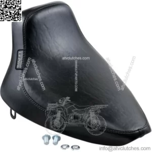 Le Pera Silhouette Smooth Black Vinyl Solo Seat Harley 1984-99 Softail FXST FLST (For: Harley-Davidson)