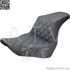 Saddlemen Step Up 2 Up Lattice Stitch Black Seat Harley 18+ Softail FXLR/S FLSB (For: Harley-Davidson)
