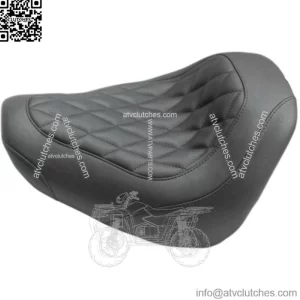 Mustang Wide Tripper Solo Driver Seat Diamond Harley Softail Fat Bob FXFB 18+ (For: Harley-Davidson)