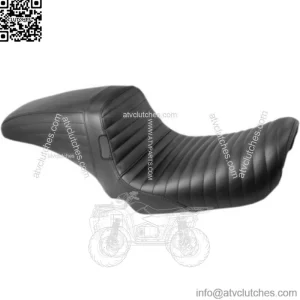 Le Pera LePera Kickflip Pleated Black Vinyl 2 Up Seat Harley 1996-2003 Dyna FXD (For: Harley-Davidson)