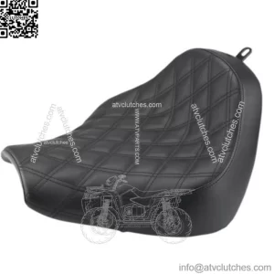 Saddlemen Black Renegade Lattice Stitch Solo Seat Harley Softail Breakout 18+ M8 (For: Harley-Davidson)