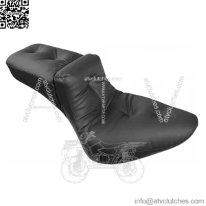 Mustang Extra Wide Regal Duke One-Piece Pillow Seat 00-2006 Harley Softail 75050 (For: Harley-Davidson)