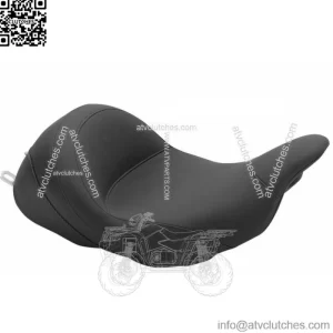 Mustang LowDown Reduced Reach Vintage Solo Seat 2009-2020 Harley Touring Bagger (For: Harley-Davidson)