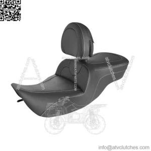 Saddlemen Roadsofa Carbon Fiber Seat w/ Backrest Harley Touring 1997-07 (For: Harley-Davidson)
