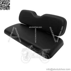 Golf Cart Black Seat Cushion Set Fits EZGO TxT,ST,ST Sport,Valor models Rear