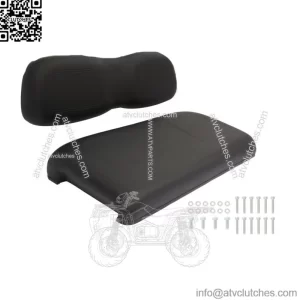 Black Golf Cart Front Cushion Set For Club Car DS