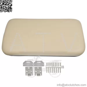 Tan Golf Cart Front Seat Bottom With Hardware for EZGO Medalist, TXT 1994-2013