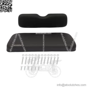 For EZGO TXT Balck Golf Cart Front Cushion Set Seat Kits