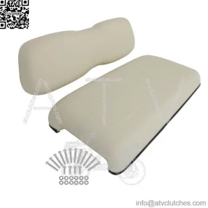 For Club Car DS Golf Cart Front Cushion Set White