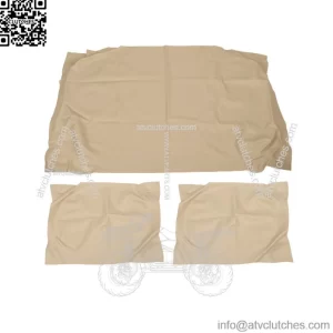 For Club Car Front Seat Covers PU Leather For PRE-2000 DS Golf Cart 1982-2000