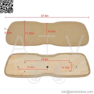 For Club Car DS Golf Cart Front Back Cushion Tan/Beige