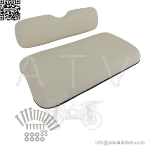 Golf Cart New Front Cushion Set White Fit For EZGO RXV