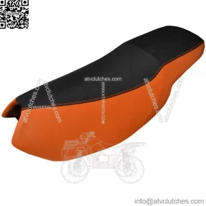 DSG5 GRIP ORANGE ST VINYL CUSTOM FITS PEUGEOT SPEEDFIGHT 100 50 97-09 SEAT COVER