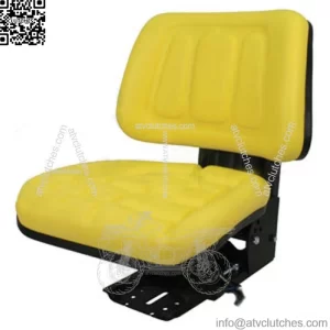 T333YL (1) New Yellow Tractor Suspension Seat Fits John Deere Makes & Models