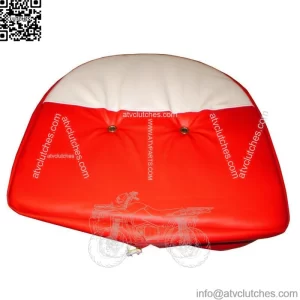 21" Cushion Seat Cover Red & White Fits IH Fits FARMALL Universal Mower & Farm T