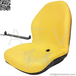Yellow Seat w/Bracket Fits John Deere 425 445 455 4100 4115 Replaces AM879503