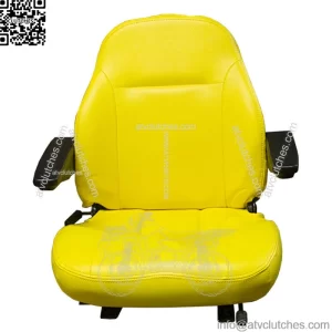 Replacement Yellow Seat w/Armrests Fits John Deere Z810A Z850A Z910A Z925A Z960A