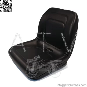 (1) Black HIGH BACK SEAT Fits John Deere Skid Steer Loader 70 125 240 7775 8875