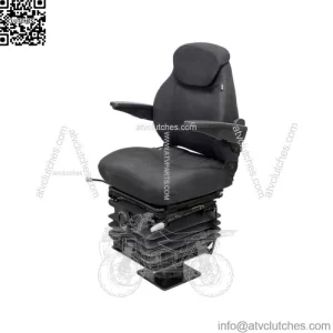 Backhoe Seat Black Vinyl Fits John Deere 310G 310J 310SG 315SG 315SJ 325J 410J
