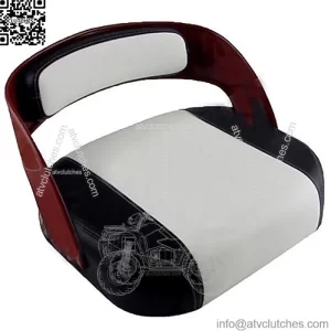Black & White Vinyl Seat S371585AF Fits Case IH Tractors 200 230 240 330 340 460