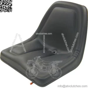 TMS444BL Black Michigan Style Seat w/ Slide Track Fits Multiple Brands & Models