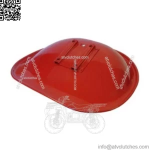 AMIHHMS Seat Red and White Vinyl Fits IH Fits FARMALL H M Tractors