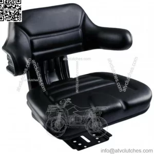 S830685 Wrap-Around Seat, Black Vinyl w/ Mechanical Suspension Fits Mahindra