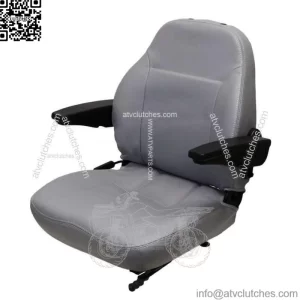 Gray Seat w/armrests Fits Exmark, Fits Toro Zero Turn Mowers