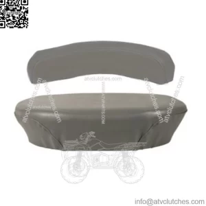2 Piece Seat Cushion Back Rest Wood Base Fits Massey Ferguson Harris 20 50 202