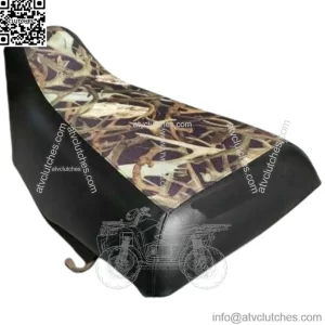 HONDA TRX300 Fourtrax Seat Cover in HORNZ & BLACK Camo Marine Grade Skin  (ST) (For: Honda)