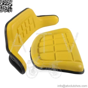 2 Piece Yellow Seat Cushion Set For John Deere 310 310A 310B 401 Backhoe Loader