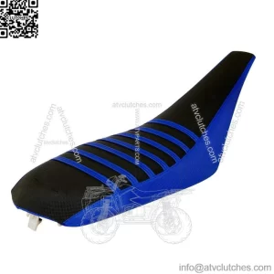 Yamaha 700 700 R Seat Cover 2006 - 2024 BLUE / BLACK / BLUE RIBS  #193 (For: More than one vehicle)