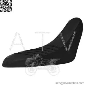 Yamaha 700 700 R Seat Cover 2006 - 2021 BLACK / BLACK RIBS #193 (For: More than one vehicle)
