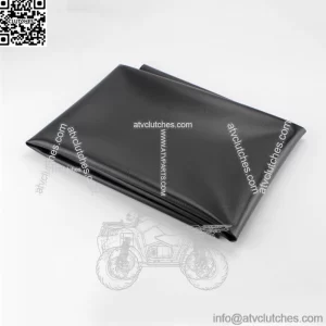 Black PU Leather Motorcycle Scooter Seat Cover Cushion Protector Replace Part (For: Kawasaki Mule 2520)