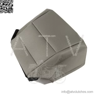 Driver Side Bottom Seat Cover Perforated Leather Gray For 2013-2017 Honda Accord