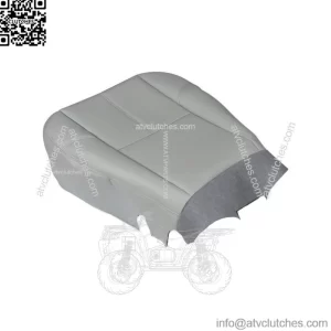 For 2007 2008-14 Chevy Silverado 1500 Driver Bottom Leatherette Seat Cover Gray